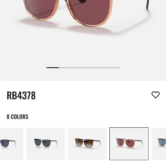 Ray-Ban Sunglasses RB4378 NWT - Picture 4 of 6